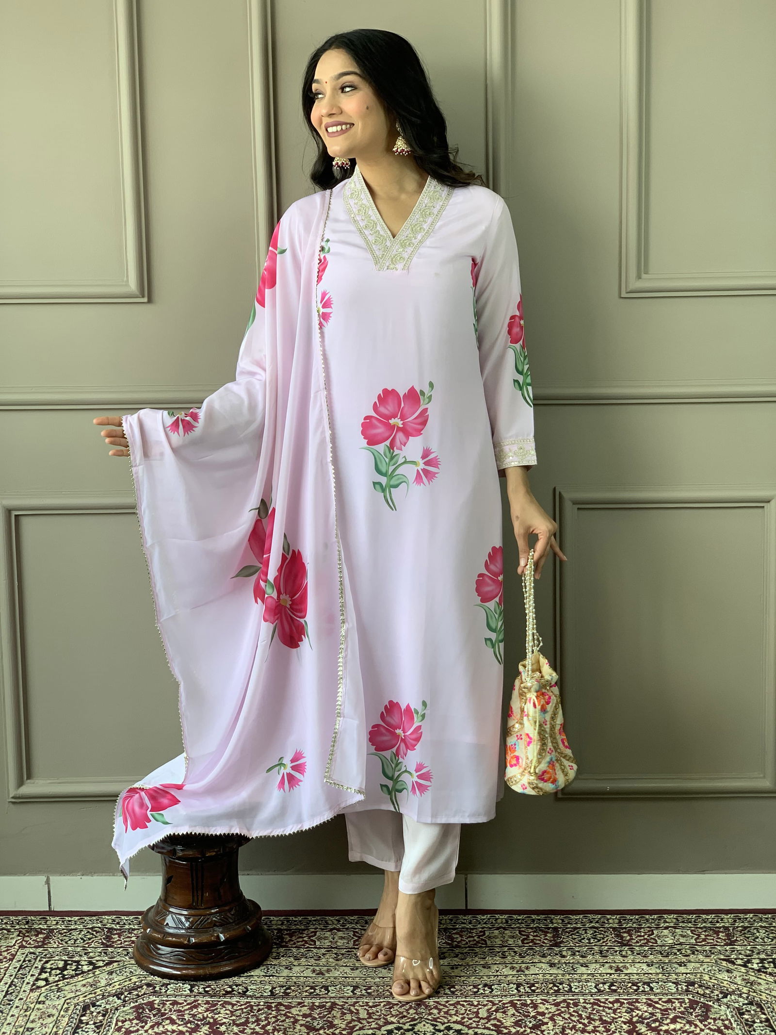 KF 548 Kalaai White Designer Straight Cut Kurti With Bottom Dupatta Wholesale Shop In Surat	